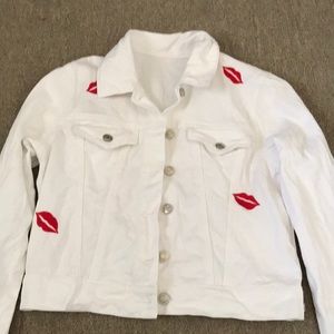 Embroidered denim jacket